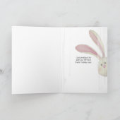 Carte Le lapin de Pâques (Intérieur)