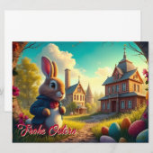 Carte Le lapin de Pâques en mission secrète (Devant / Derrière)