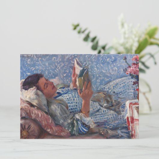 Carte Le lecteur | Lovis Corinth (Debout devant)