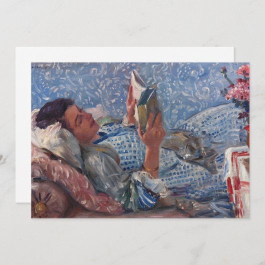 Carte Le lecteur | Lovis Corinth (Devant / Derrière)