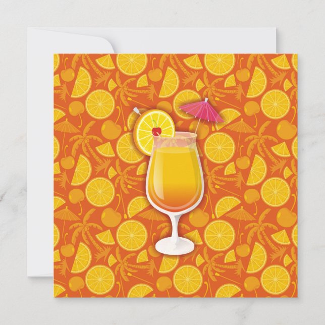 Carte Le lever du soleil de Tequila (Devant)