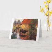 Carte "Le lieu de l'eau, Paul Gauguin (Fleur jaune)