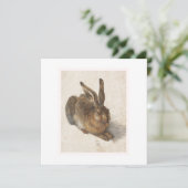 Carte Le lièvre (Debout devant)