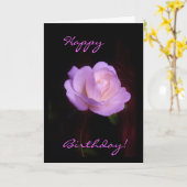 Carte Le lilas s'est levé (Fleur jaune)
