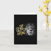 Carte Le lion du roi tzigane (Fleur jaune)