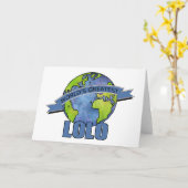 Carte Le Lolo le plus grand du monde (Fleur jaune)