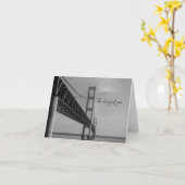 Carte Le Long Du Pont Mackinac Niveaux De Gris Pensée De (Fleur jaune)