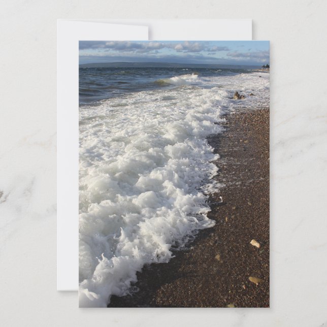 Carte Le long du rivage. (Devant)