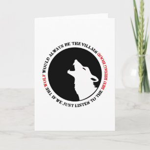 Carte Le loup serait toujours le méchant