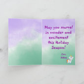 Carte Le Magic de l'Unicorn de Christmas (Intérieur)