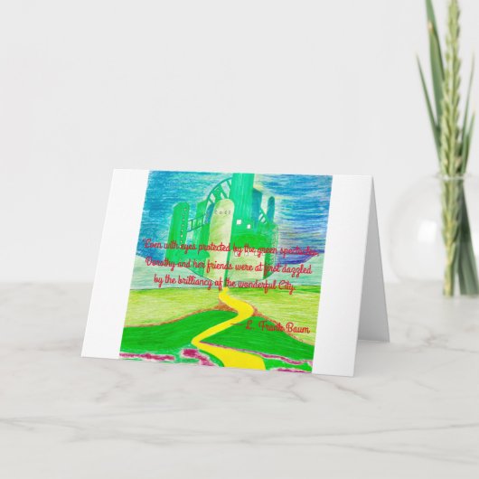 Carte Le magicien de l'art d'Oz (Devant)