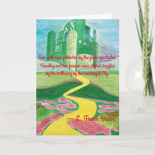 Carte Le magicien de l'art d'Oz (Devant)