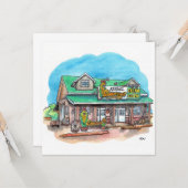 Carte Le maïs doux de Kernel Simpson (Devant/Arrière en situation)