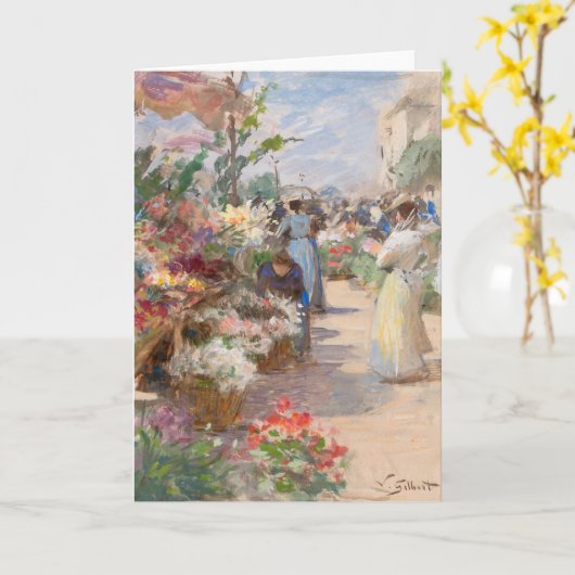 Carte Le marché aux fleurs | Victor Gabriel Gilbert (Fleur jaune)