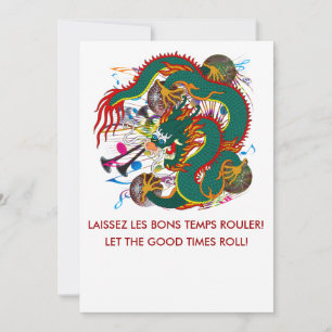 Carte Le Mardi Gras Dragon V-2