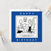 Carte Le mari aime garder en forme Cartoon (Devant/Arrière en situation)