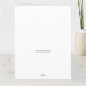 Carte Le mari ne veut pas remettre en question le dessin (Dos)