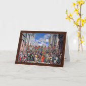 Carte Le mariage chez Cana., mariage chez Cana, (Fleur jaune)