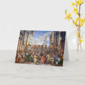 Carte Le Mariage de Cana | Paolo Veronese | (Fleur jaune)
