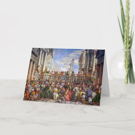 Carte Le Mariage de Cana | Paolo Veronese | (Devant)