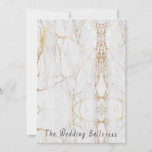 Carte Le mariage sonne-111 (Dos)