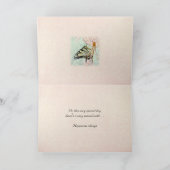 Carte Le mariage souhaite le papillon à queue noire sur  (Intérieur)