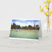 Carte Le match de cricket (Fleur jaune)