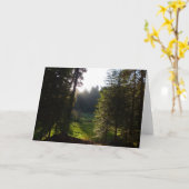 Carte Le matin de la prairie du croissant dans le parc n (Fleur jaune)