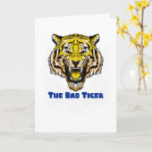Carte Le mauvais tigre (Fleur jaune)