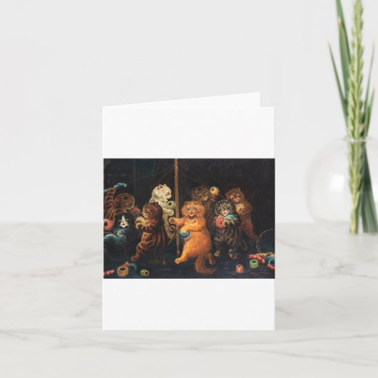 Carte Le Maypole Par Louis Wain (Devant)