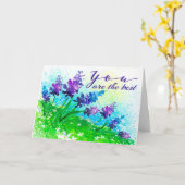 Carte Le meilleur (Fleur jaune)