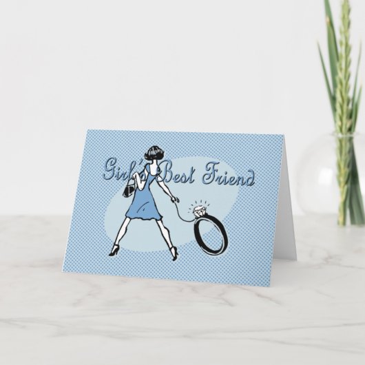 Carte Le meilleur ami de la fille (Devant)