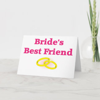 Carte Le meilleur ami de la mariée