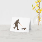 Carte Le meilleur ami de Sasquatch (Fleur jaune)