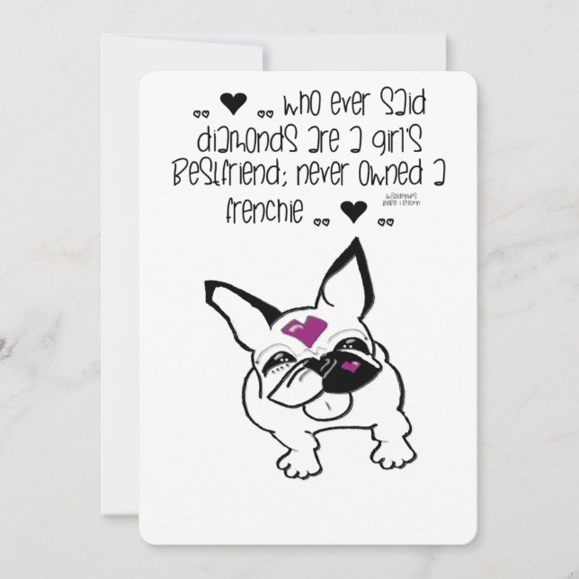 Carte Le meilleur ami d'une fille .. (Devant)