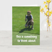 CARTE LE MEILLEUR ANNIVERSAIRE JAMAIS À MON GOLFEUR PRÉF (Fleur jaune)