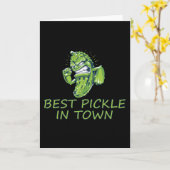 Carte Le meilleur chou dans l'art de Town Vegan (Fleur jaune)