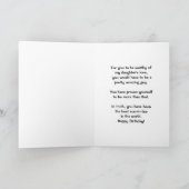 Carte Le meilleur gendre du monde à l'anniversaire (Intérieur)