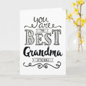 Carte Le Meilleur grand-père du monde (Fleur jaune)