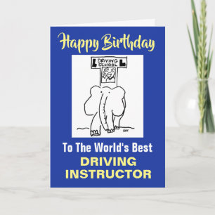 Carte Le meilleur instructeur de conduite du monde