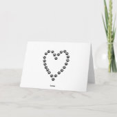 Carte Le meilleur papa de chien (Dos)