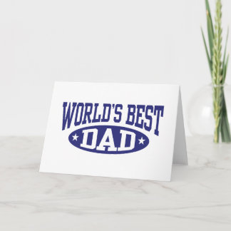 Carte Le meilleur papa du monde