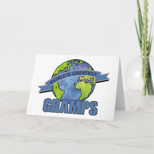 Carte Le meilleur papy du monde (Devant)
