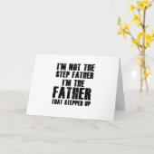 Carte Le meilleur pas Père pas papa (Fleur jaune)