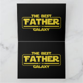 Carte Le Meilleur Père Dans Le Cadeau De Fête des pères  (Intérieur)
