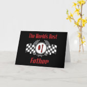 Carte Le meilleur père du monde (Fleur jaune)