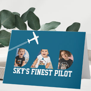 Carte Le meilleur pilote de Sky, photo DAD et avion Anni
