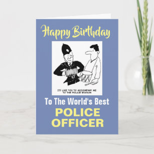 Cartes Policiers D Anniversaire Zazzle Be