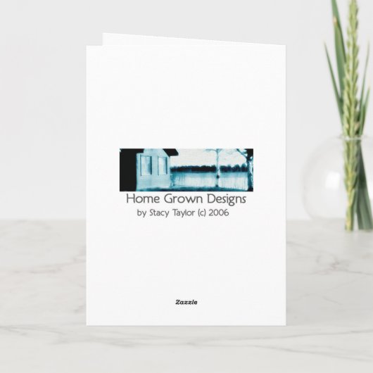 Carte Le Meow du chat (Dos)