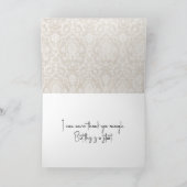 Carte Le Merci Damask Design (Intérieur)